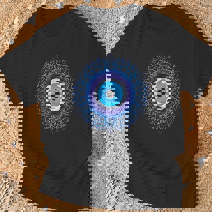 イーブルアイシャツ トルコの目の保護 悪霊 Tシャツ 高齢者への贈り物