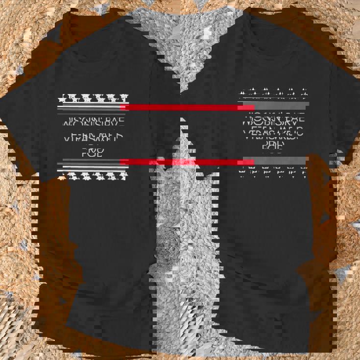 ウィスコンシン州退役軍人への感謝の気持ち Tシャツ 高齢者への贈り物