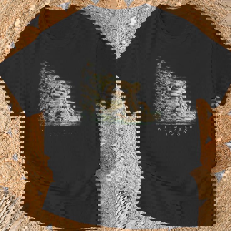 ウィリアム・ブレイク アイザック・ニュートンの肖像 物理学者 科学 芸術 William Blake Newton Tシャツ 高齢者への贈り物