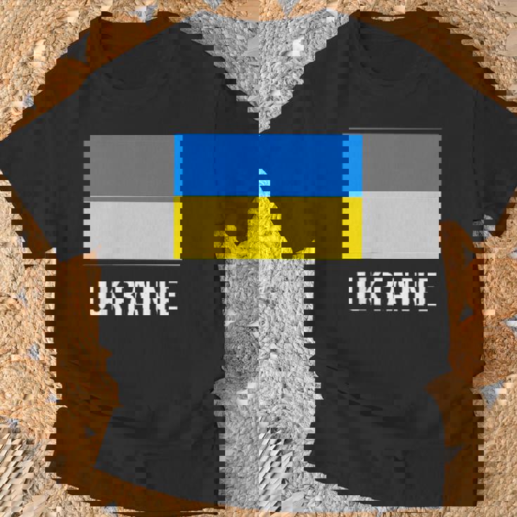 ウクライナの国旗 Tシャツ 高齢者への贈り物