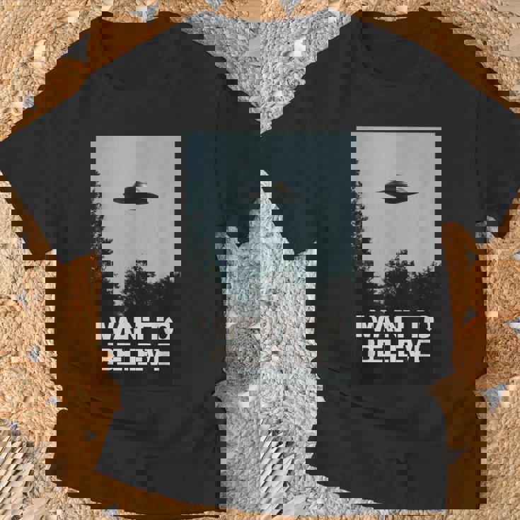 エイリアンufoアパレル「I Want To Believe」 Tシャツ 高齢者への贈り物