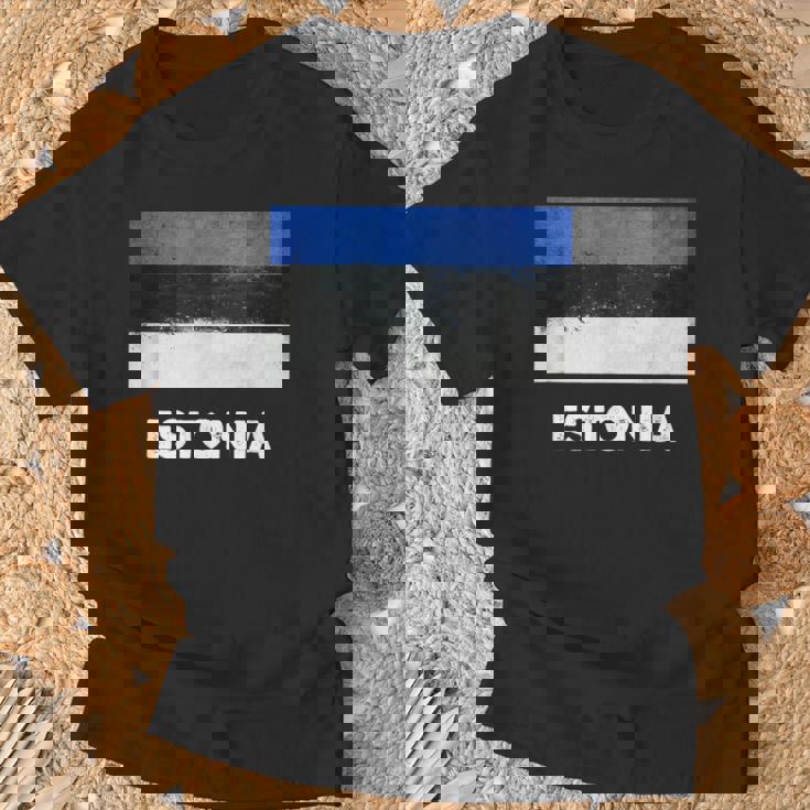 エストニア国旗tシャツ Tシャツ 高齢者への贈り物
