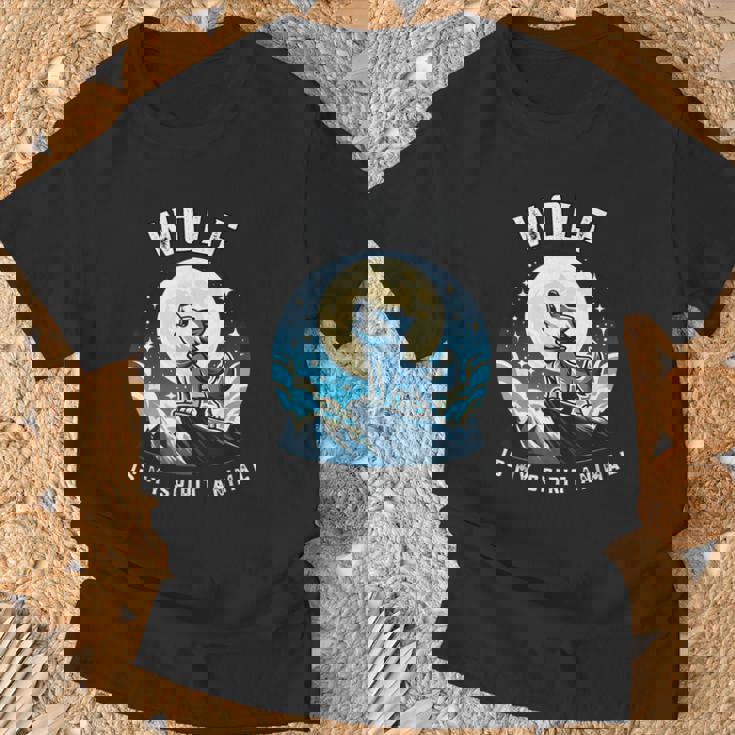 オオカミは私の精神 野生動物ファンのためのアニマル服 Tシャツ 高齢者への贈り物