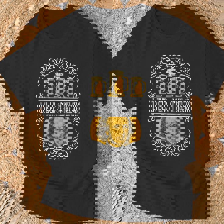 オクトーバーフェスト I Love Beer Bier & Classical Music Tシャツ 高齢者への贈り物