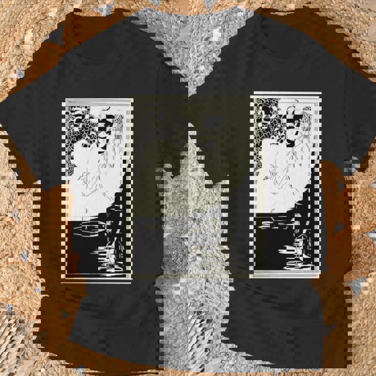 オーブリー・ビアズリーによるクライマックス1893 長袖tシャツ Tシャツ 高齢者への贈り物