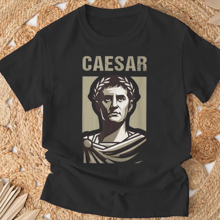 カエサル 古代ローマ ガイウス・ユリウス・カエサル ローマの歴史 Tシャツ 高齢者への贈り物