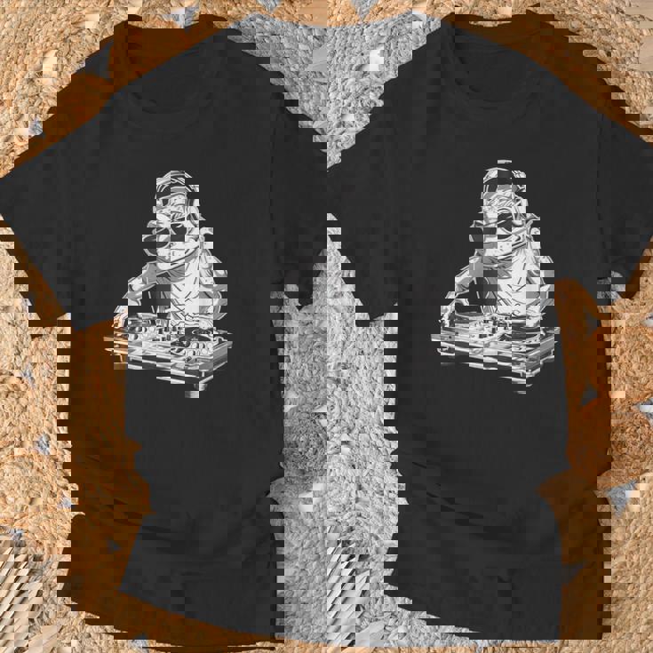 カエル 音楽 Dj 音楽プロデューサー ターンテーブル Dj カエル ビートメーカー Tシャツ 高齢者への贈り物