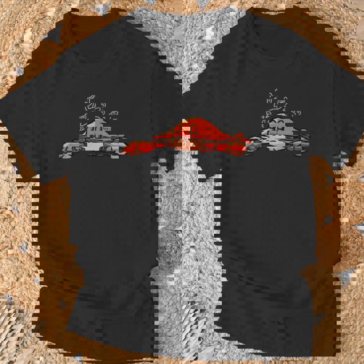 カニ寝シャツ 疲れたパジャマグラフィック Tシャツ 高齢者への贈り物