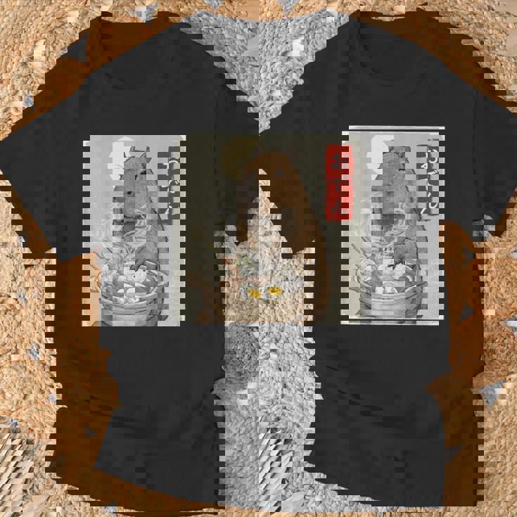 カピバラおでん 鍋 Tシャツ 高齢者への贈り物