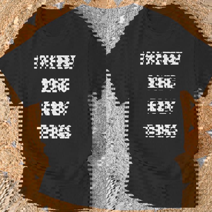 カービィのことをやってるカービィだよ 長袖tシャツ Tシャツ 高齢者への贈り物