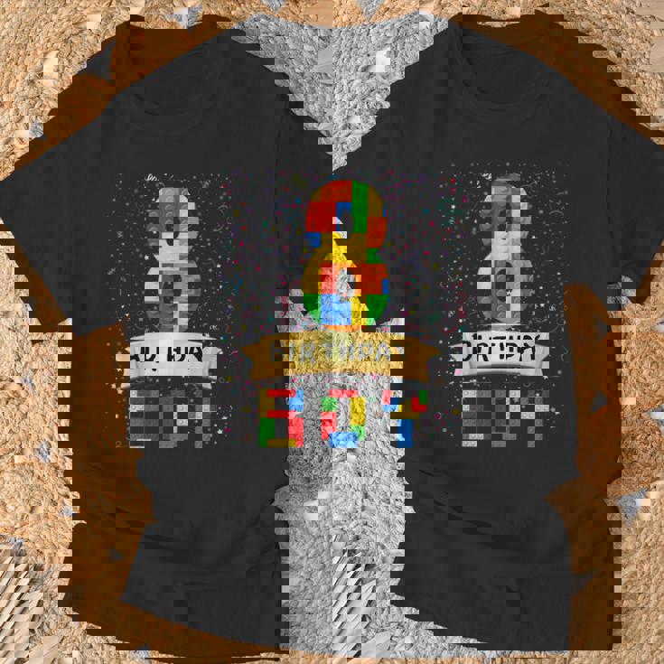 キッズ 8歳の誕生日 男の子 8歳 積み木 8歳の誕生日 男の子 Tシャツ 高齢者への贈り物