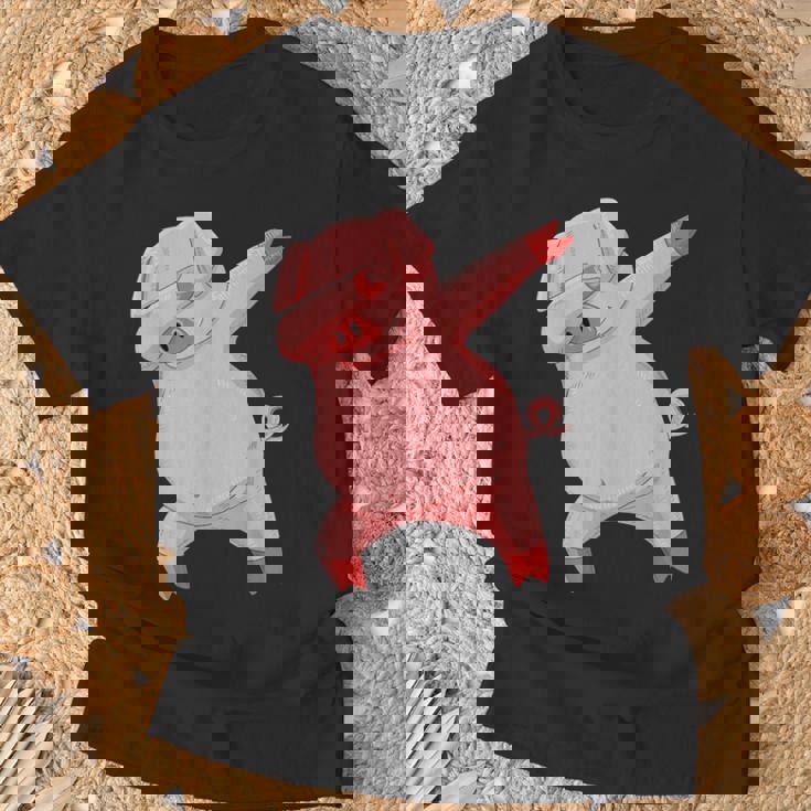 キッズ ダビングピグレット 服 ダブ ダンス 衣装 農家 ギフト 豚 Tシャツ 高齢者への贈り物