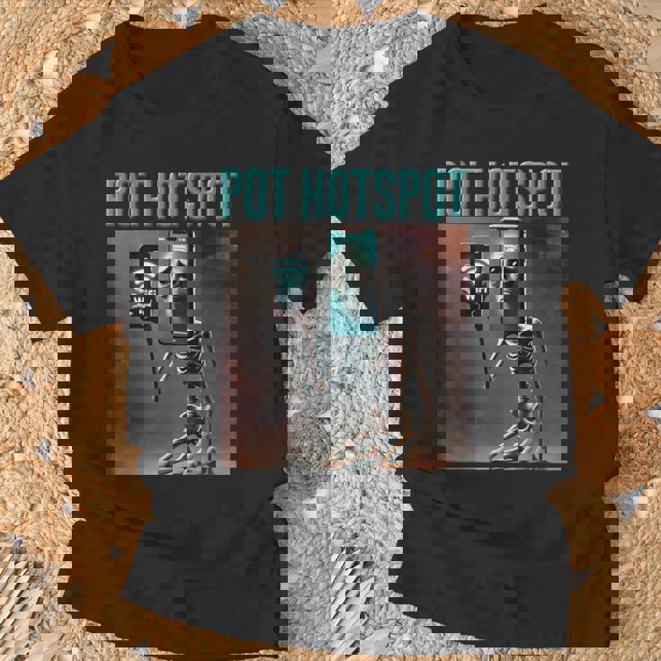 キッズ トレンド ミーム ブレイン ロート イタリアン ポット ホットスポット スケルトン Tシャツ 高齢者への贈り物