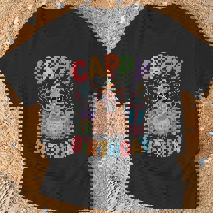 キャッピー・バースデー・カピバラ愛好家 バースデー・カピバラcappy Birthday Tシャツ 高齢者への贈り物