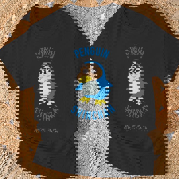 クレヨンしんちゃん ぺんぎんしんちゃん ワンポイント 長袖tシャツ Tシャツ 高齢者への贈り物