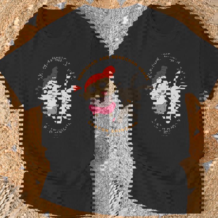 クレヨンしんちゃん ネネちゃんとうさぎ 長袖tシャツ Tシャツ 高齢者への贈り物