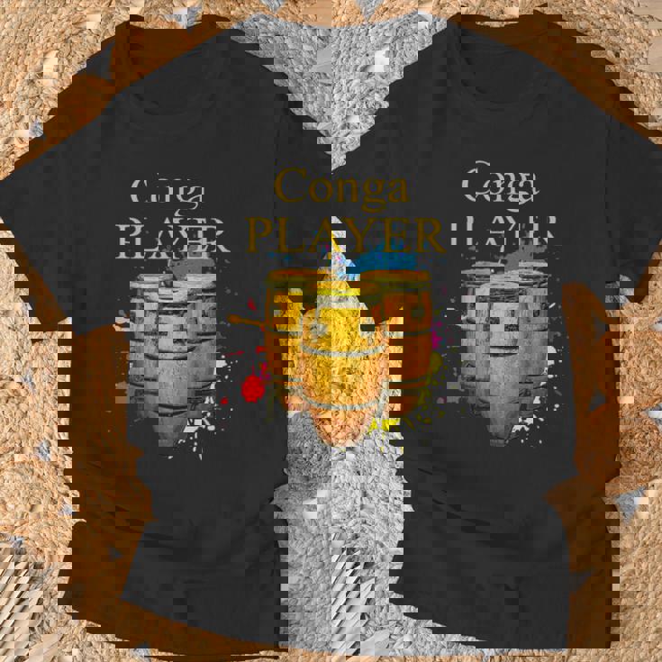 コンガコンガ奏者ミュージシャン Tシャツ 高齢者への贈り物