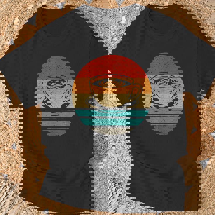 コーヒー レトロスタイル ビンテージ Tシャツ 高齢者への贈り物