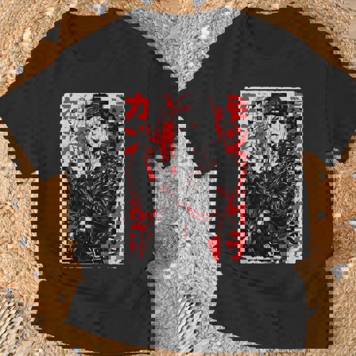 サイバーパンク パンクガール 日本のストリートウェア Tシャツ 高齢者への贈り物