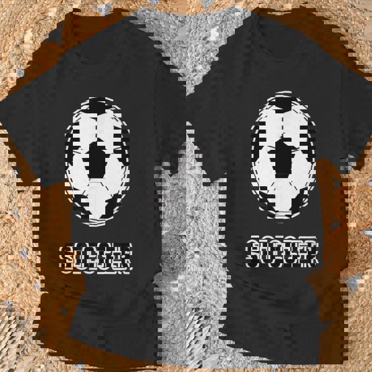 サッカー（サッカー部）Soccer 部活 クラブ【サッカーボール】スポーツ フットボール グッズ ウェア イラスト Tシャツ 高齢者への贈り物