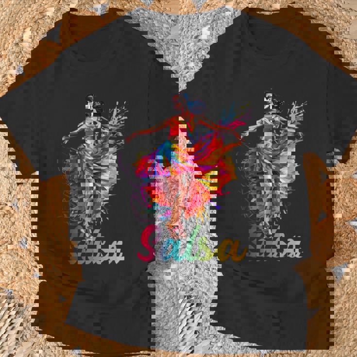 サルサダンス キューバダンス キューババカンス Tシャツ 高齢者への贈り物