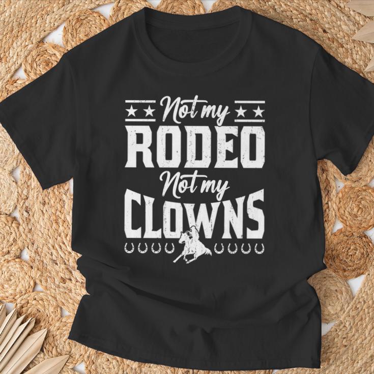 サーカスティック・ノット・マイ・ロデオノット・マイ・クラウンズ・ホース 長袖tシャツ Tシャツ 高齢者への贈り物