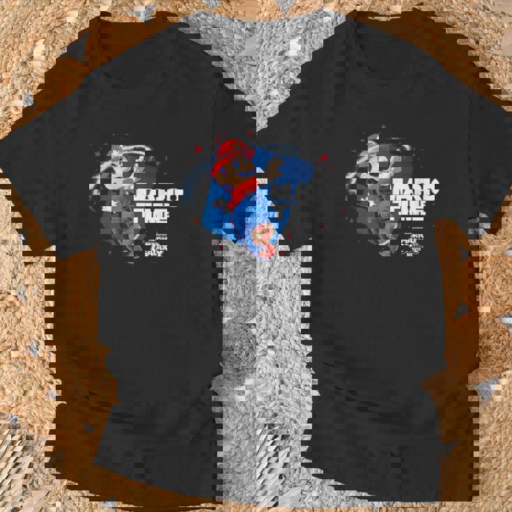 ザ・スーパーマリオギャラクシー・ムービー Timepin Tシャツ 高齢者への贈り物