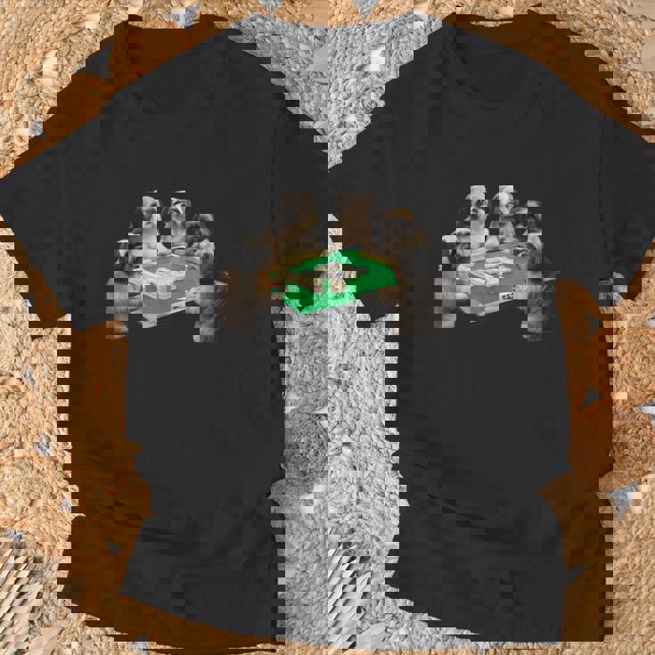 シーズー イヌ 麻雀 面白いtシャツ 犬 文字入り メンズ おもしろ 面白い 服 おもしろグッズ ネタ 雀士 Tシャツ 高齢者への贈り物