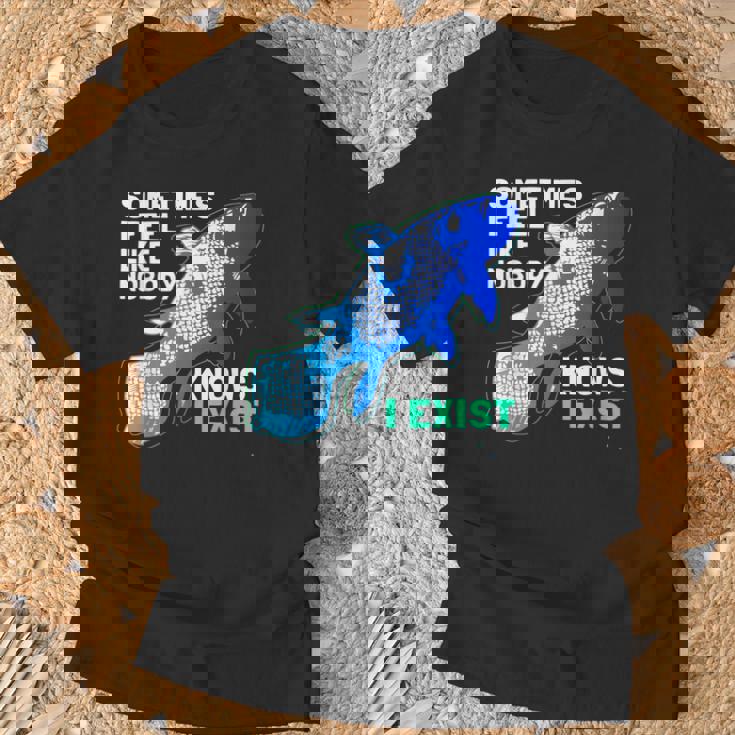 シーラカンス I Exist Tシャツ 高齢者への贈り物