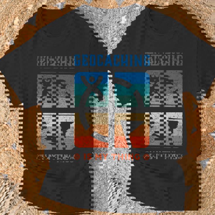 ジオキャッシャー ジオキャッシング用品 キット ツール 小物入れ ジオキャッシング 長袖tシャツ Tシャツ 高齢者への贈り物