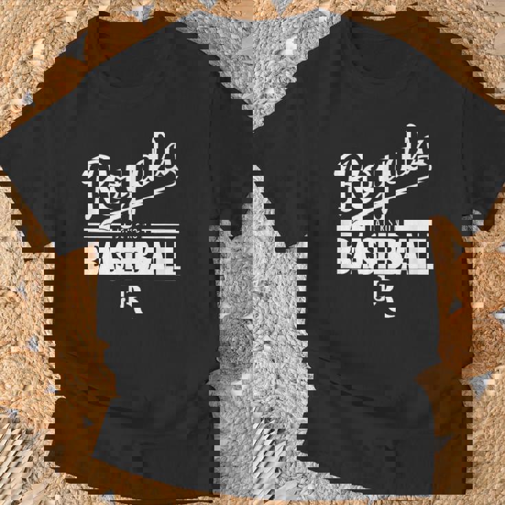 ジャクソン・ロイヤルズベースボールホワイト Tシャツ 高齢者への贈り物