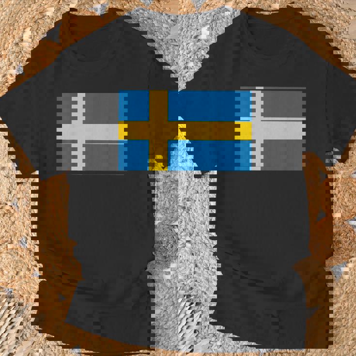 スウェーデンの国旗 Tシャツ 高齢者への贈り物