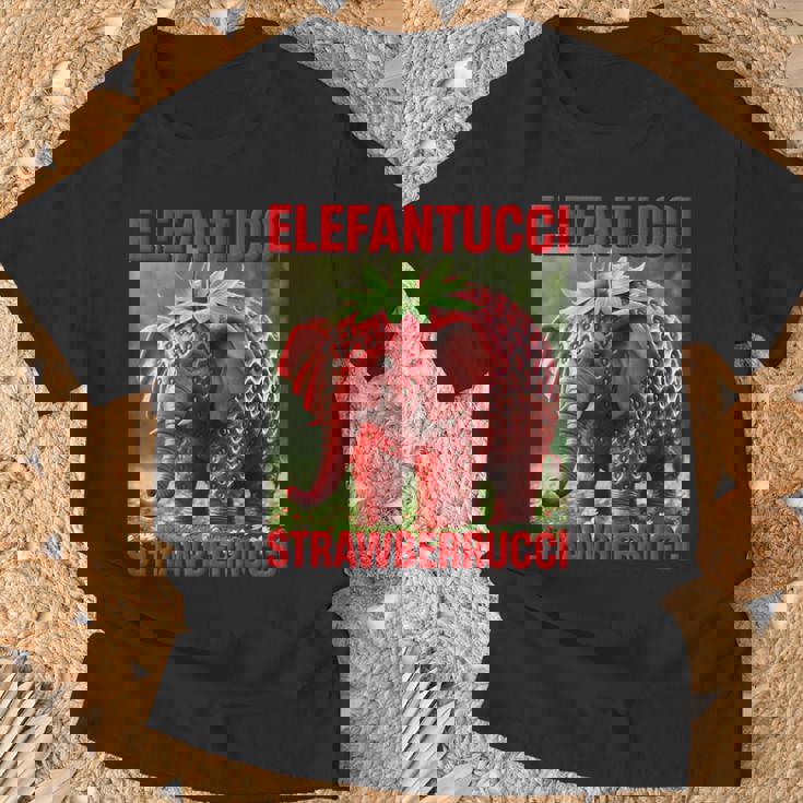 ストロベリーエレファントキッズ ブレイン エレファントゥッチ ストロベルルッチ Tシャツ 高齢者への贈り物