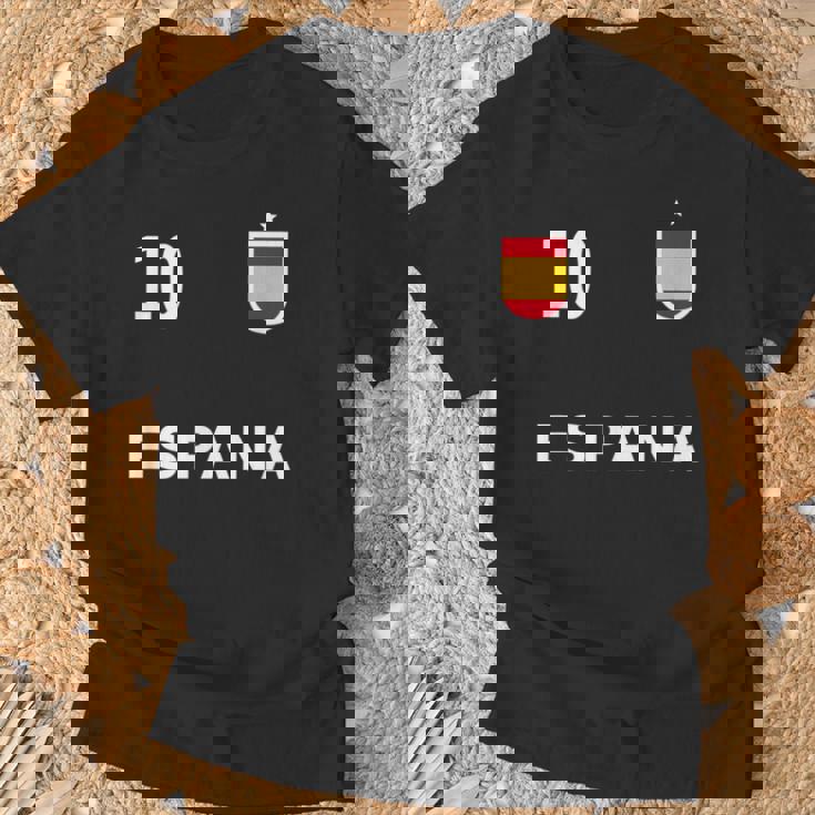 スペイン サッカー フットボール ナンバー10 10ファン Tシャツ 高齢者への贈り物