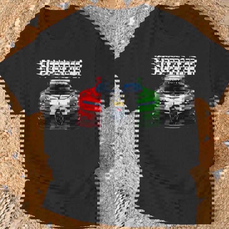 スポーツカーファンのためのスーtシャツ Tシャツ 高齢者への贈り物