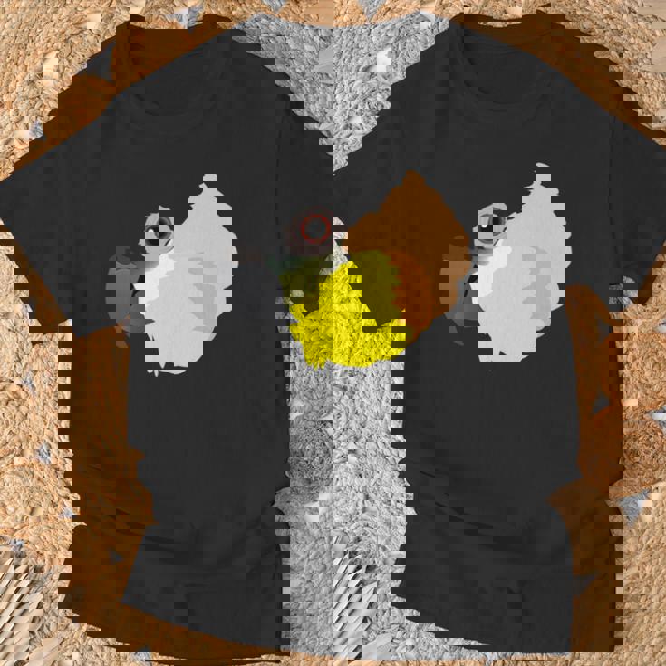 ズグロシロハラインコ 長袖tシャツ Tシャツ 高齢者への贈り物