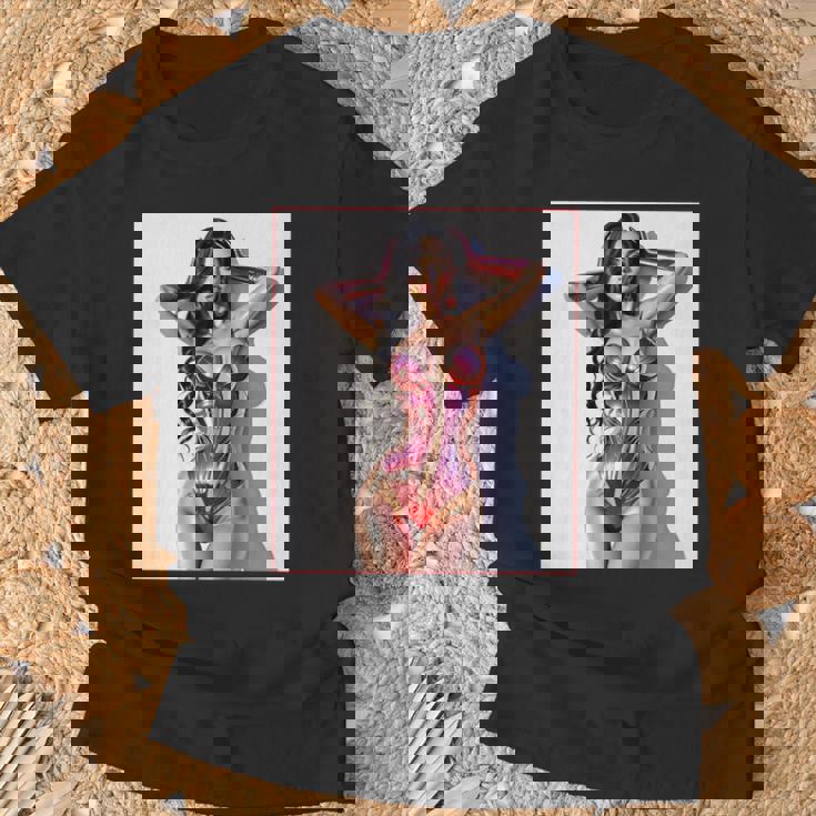 セクシーガールグラフィックtシャツ セクシー巨乳sfピンナップガール 長袖tシャツ Tシャツ 高齢者への贈り物