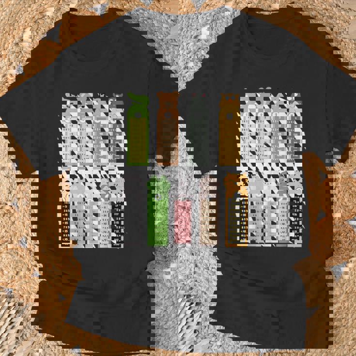 ゼブラプリント 算数 仮装アイデア キッズ&掛け算 Tシャツ 高齢者への贈り物