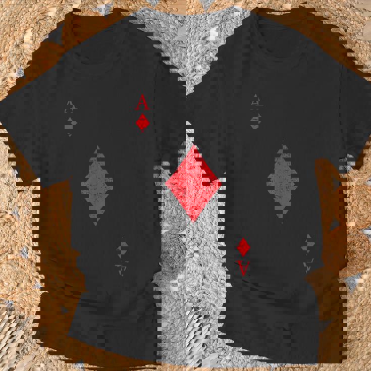 ダイヤのエース トランプ シャツ イージー ハロウィン コスチューム Tシャツ 高齢者への贈り物