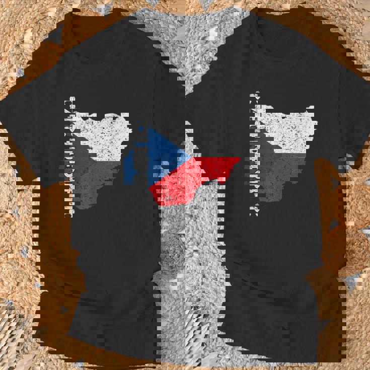 チェコ共和国 チェコ 国旗 チェコ ルーツ 地図 チェコ プライド Tシャツ 高齢者への贈り物