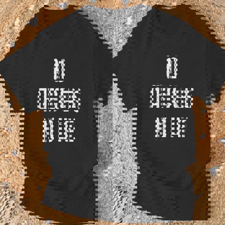 チェッカーズ プレイヤー ボードゲーム愛好家 Tシャツ 高齢者への贈り物