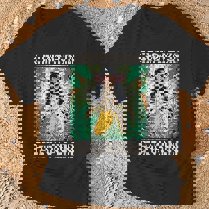 チンパンジーニ バナニーニ イタリアン ブレイン ロート ミーム Tシャツ 高齢者への贈り物