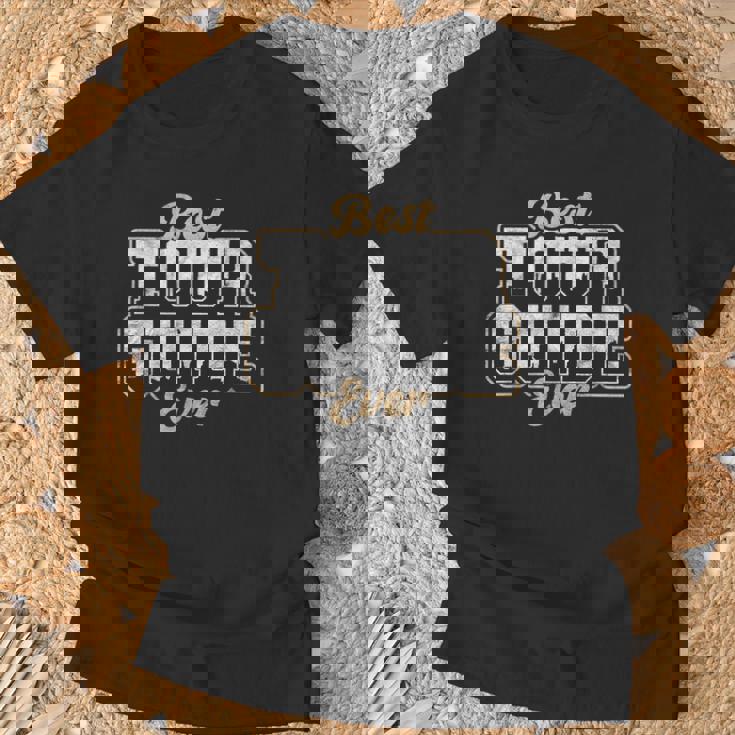 ツアーガイド ツアーコンダクター Best Tour Guide Ever Tシャツ 高齢者への贈り物