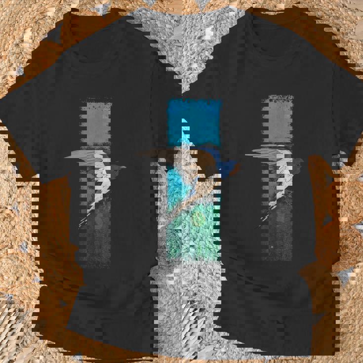 ツバメ鳥のグラフィック Tシャツ 高齢者への贈り物