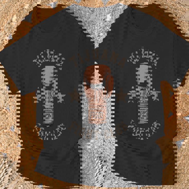 ティファナボクシングクラブ メキシコボクシングキングチャカルムクス 長袖tシャツ Tシャツ 高齢者への贈り物