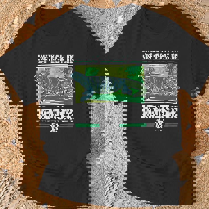 トゲオアガマが大好き Tシャツ 高齢者への贈り物