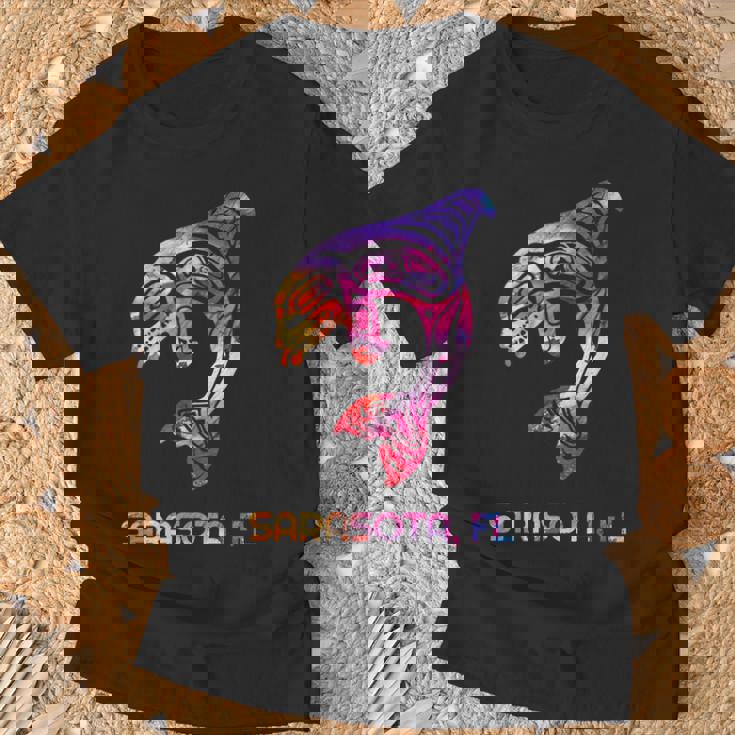 トライバル サラソタ オルカ キラー クジラ ネイティブアメリカン Tシャツ 高齢者への贈り物