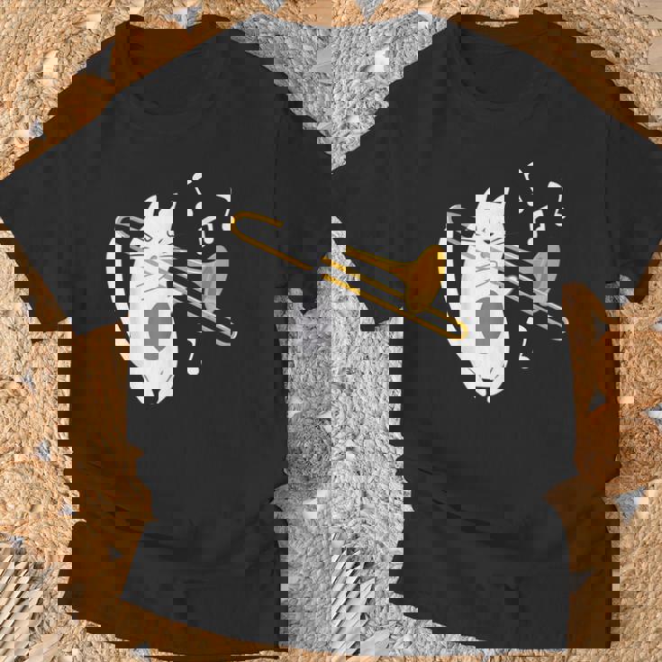 トロンボーン奏者 猫 トロンボーン奏者 音楽好き Tシャツ 高齢者への贈り物
