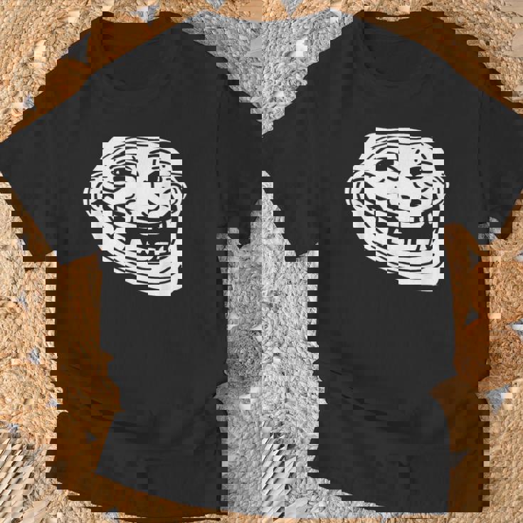 トロール フェイス ミーム ファニー ダンク ミーム トロールフェイス Tシャツ 高齢者への贈り物