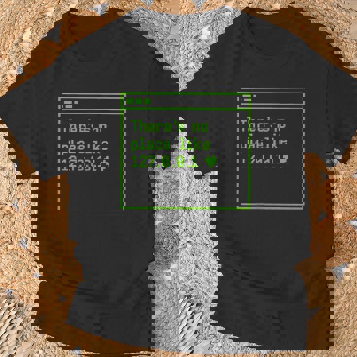 ドイツ語のテキストipを使用した127001ギフトアイデアのような場所はありません Tシャツ 高齢者への贈り物